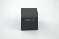 Simple Luxury Jewellery Packaging Boxes Black Matt Touch Paper External