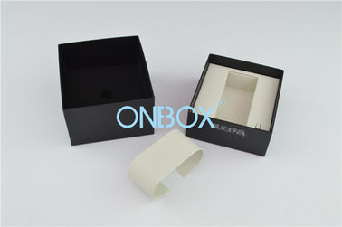 C Ring Slot Luxury Watch Storage Box Hot Stamping Rigid Cardboard Material